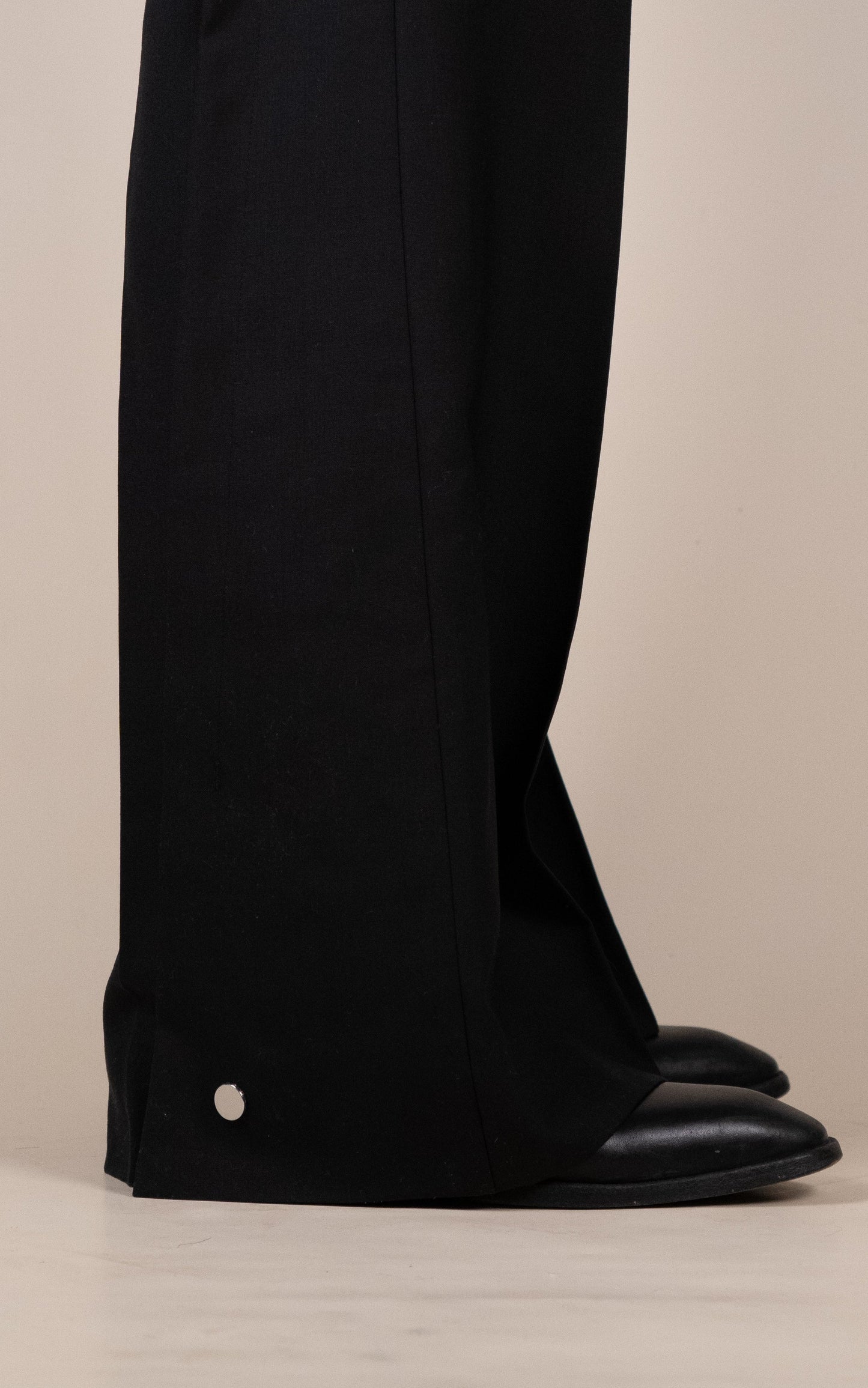 Wool Flared Trousers