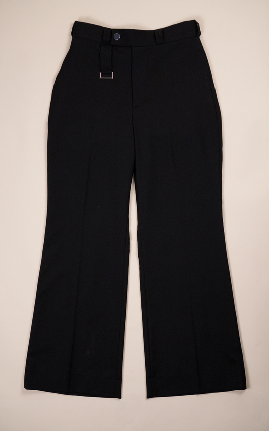 Wool Flared Trousers